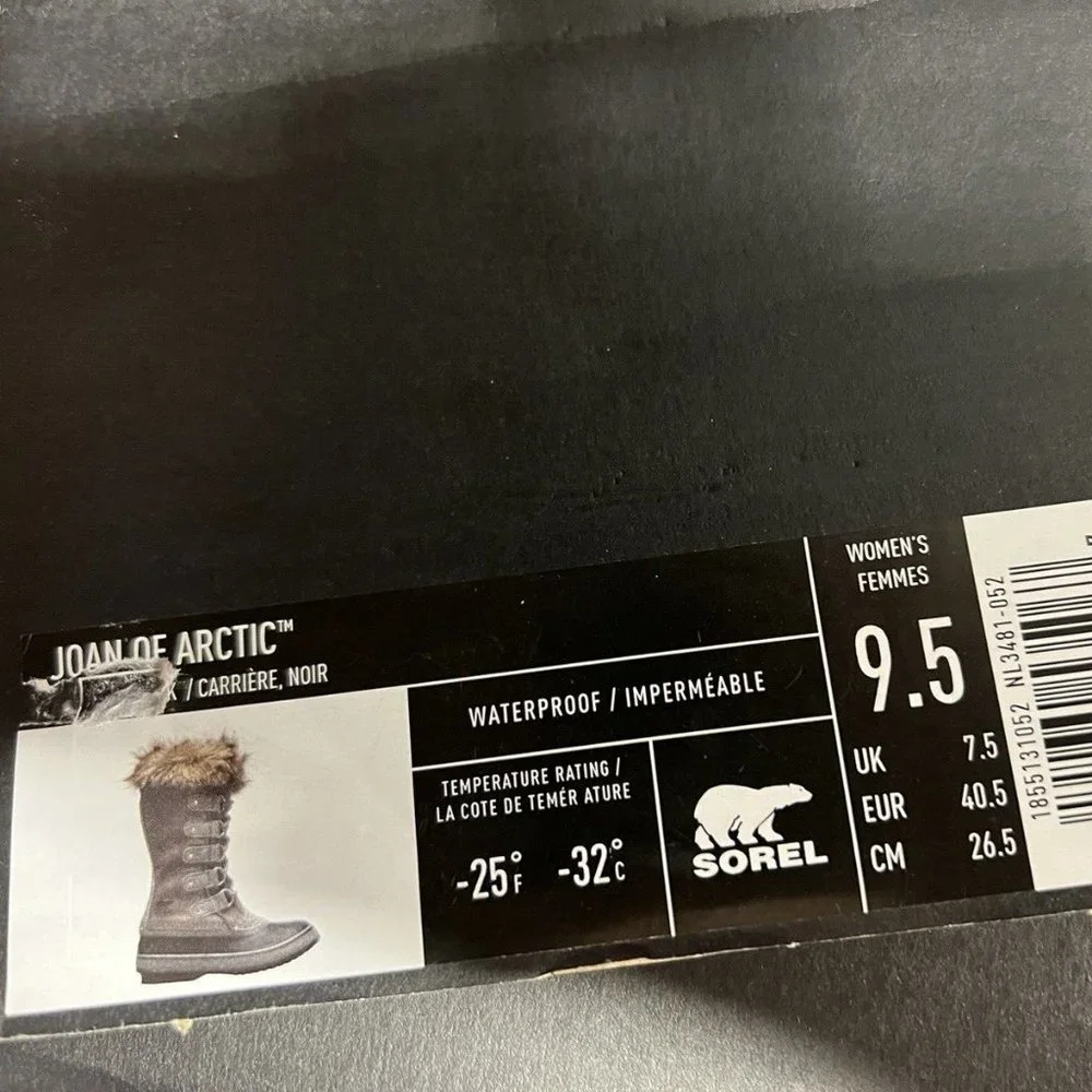 Sorel Women's Joan Of Arctic, Waterproof Snow Boots Beige, Size 9.5 M - Picture 6 of 6